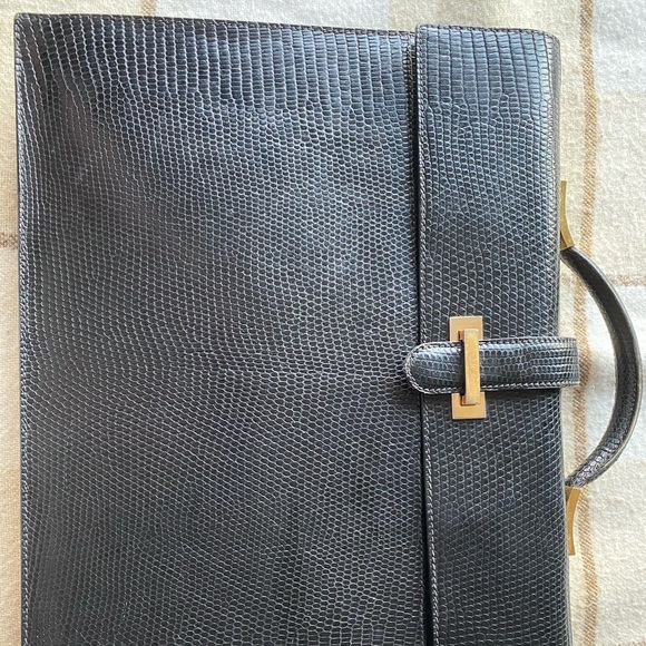 Vintage Gucci black cobra briefcase - Picture 7 of 9